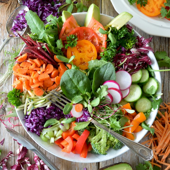 Big, bright salads