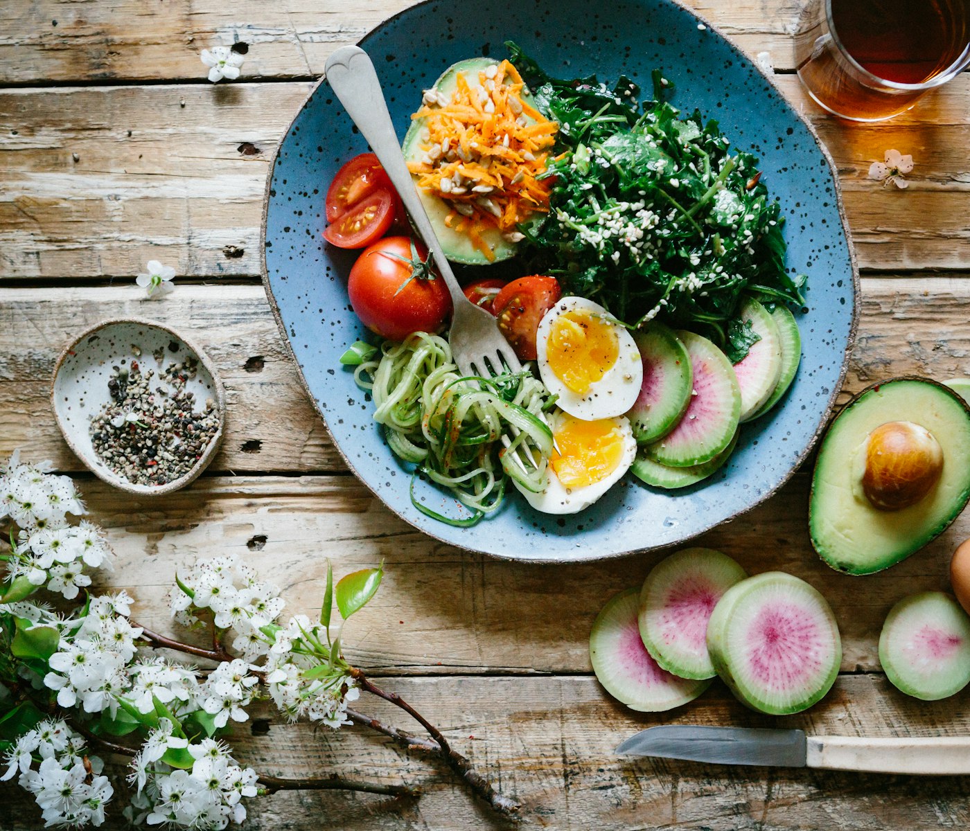 Avocado, radish & sumac on toast